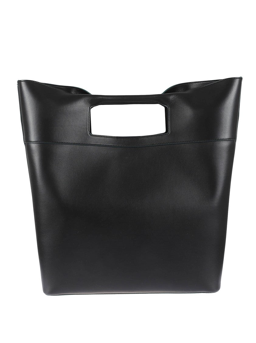 Alexander Mcqueen Structured Leather Bag With Design