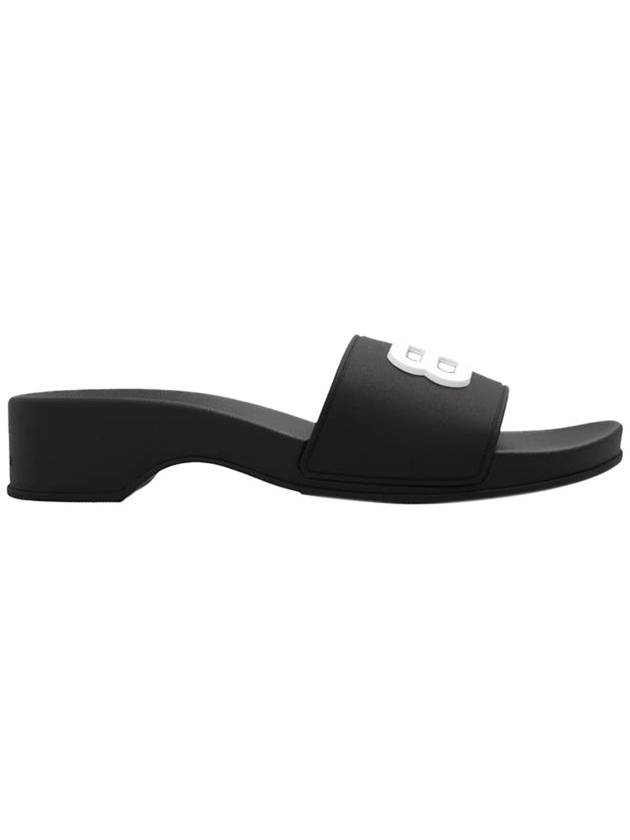 Luxury Balenciaga Trending 2025 Rubber Slippers Black
