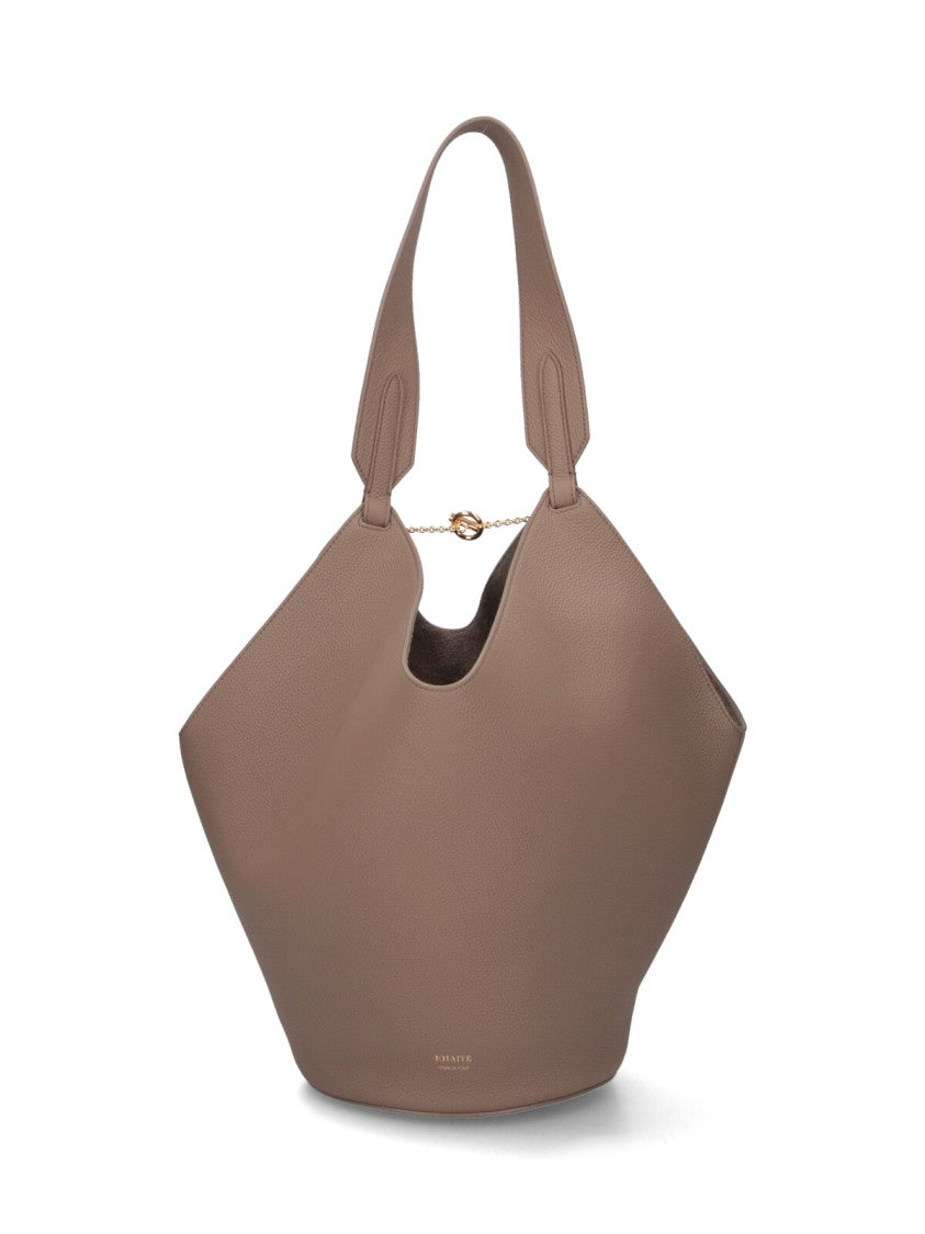Khaite 'Lotus' Small Tote Bag – Brown