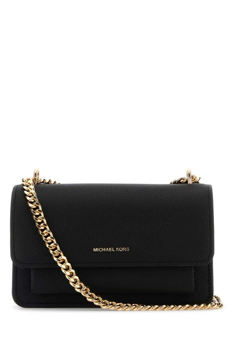 Michael Michael Kors Black Leather Claire Crossbody Bag