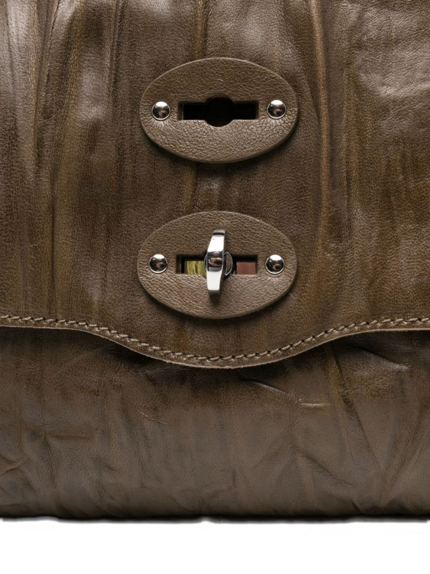Zanellato Textured Green Leather Handbag