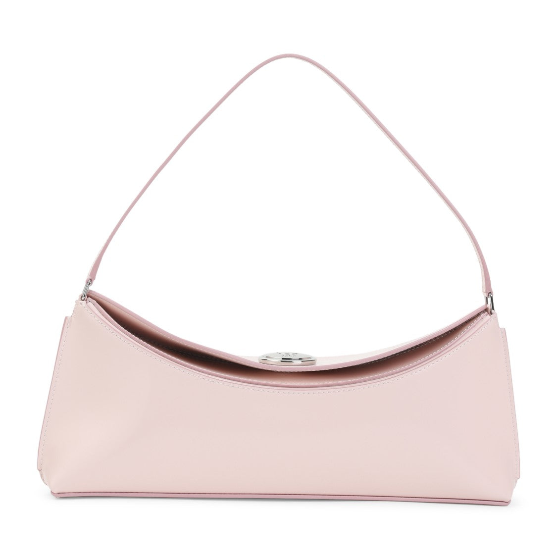Jacquemus Compact Pink Leather Handbag