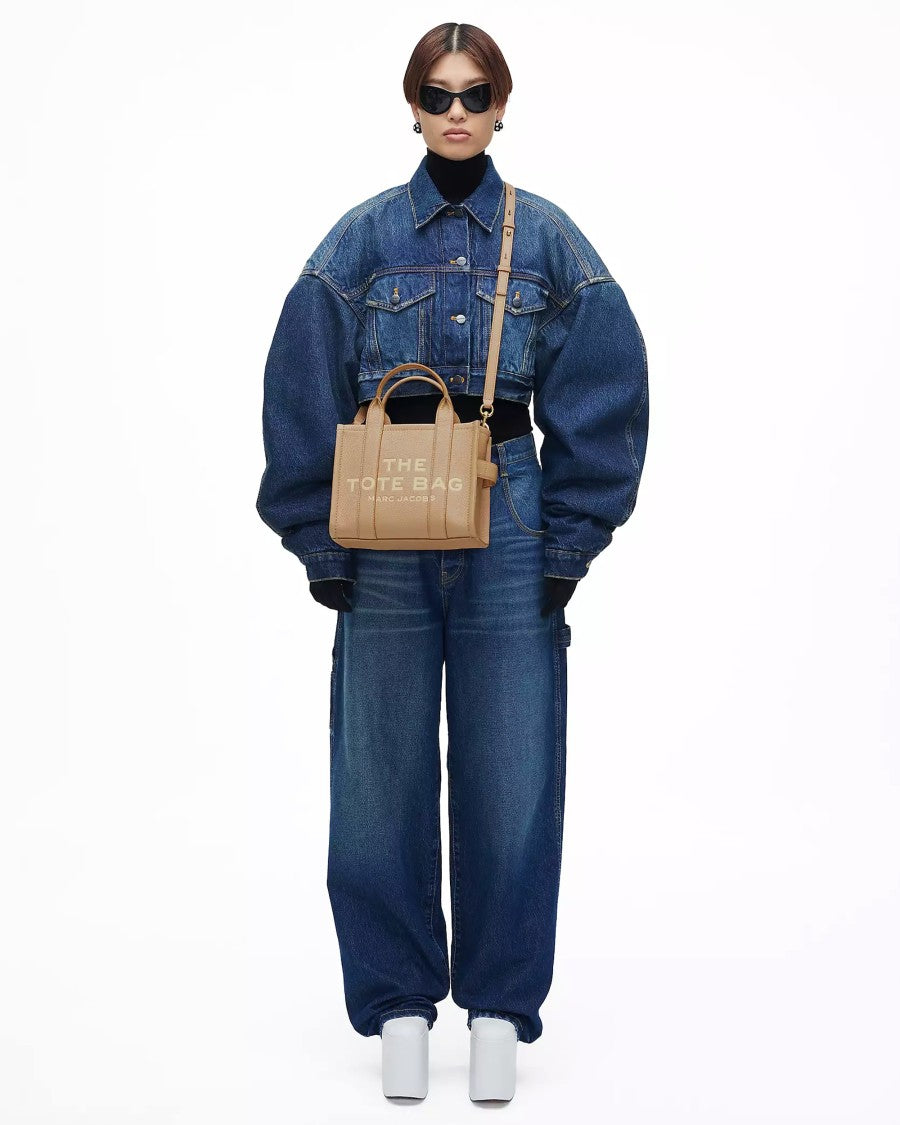 Marc Jacobs The Leather Small Tote Bag - Camel