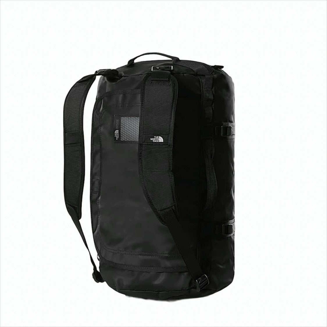 The North Face Cylindrical Black Duffel Bag