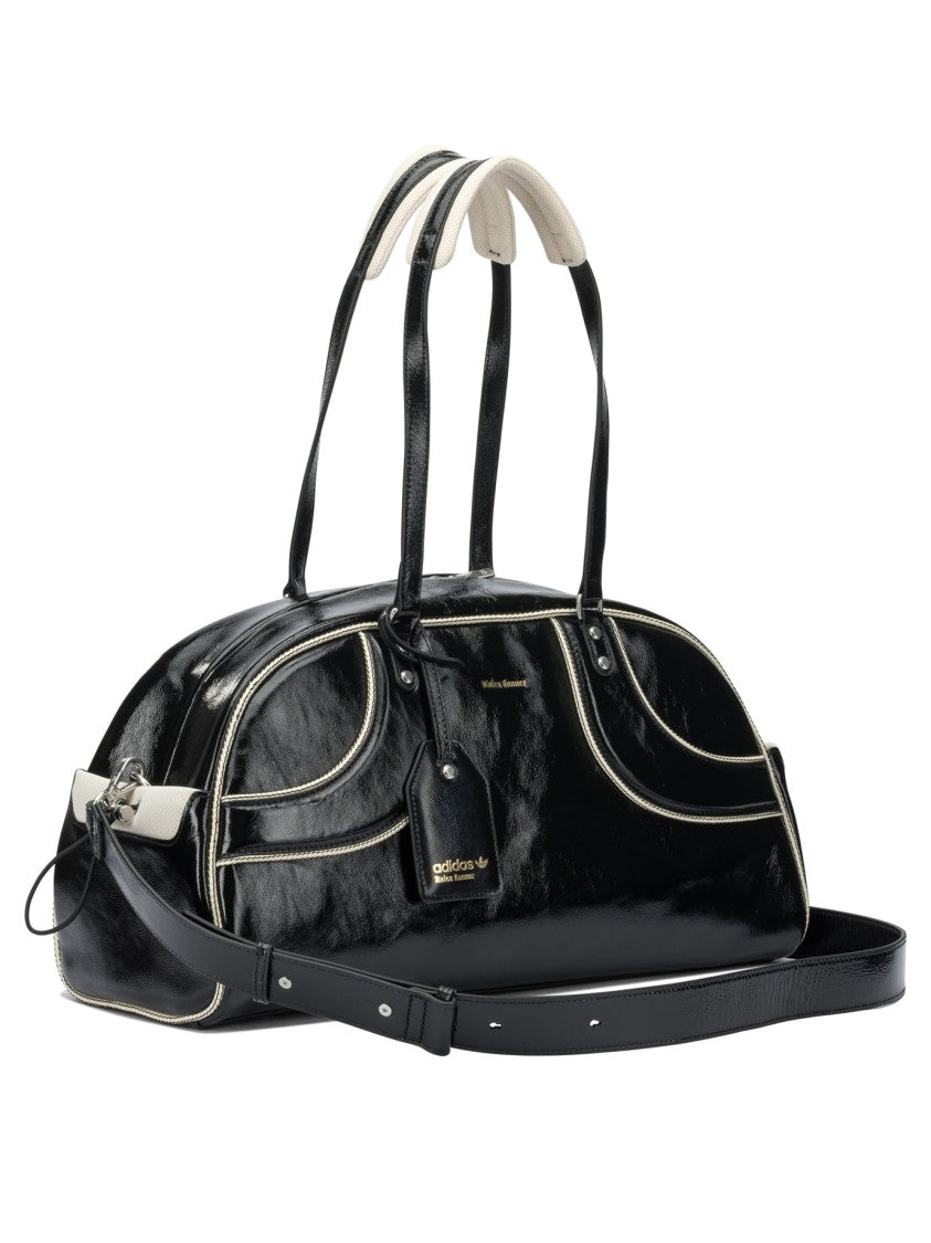 Adidas Originals Compact Sport Bag With Glossy Finish And Structured Design