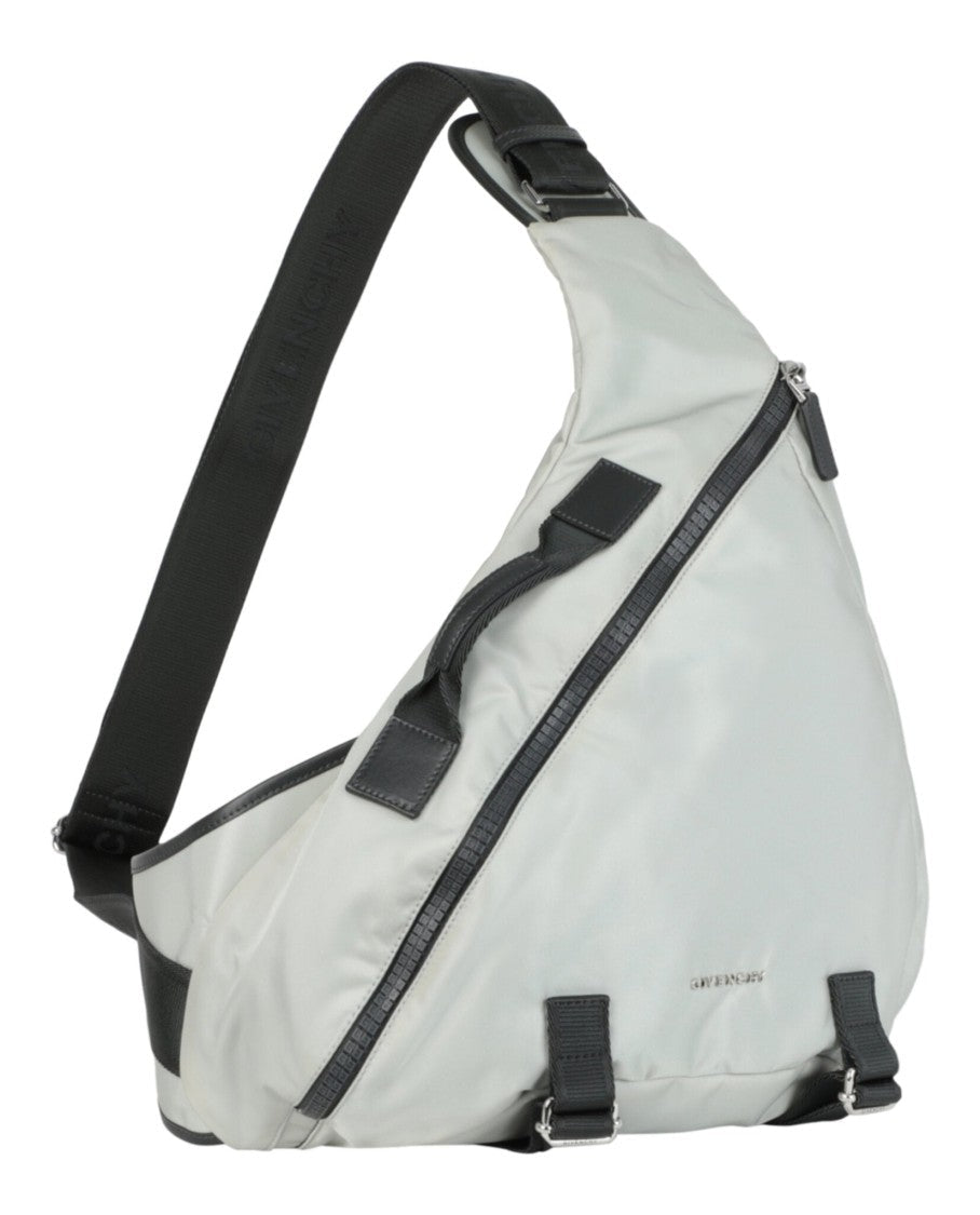 Givenchy Medium G-Zip Triangle Bag In Nylon
