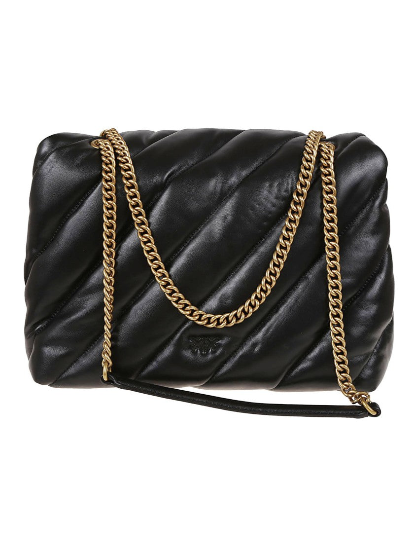 Pinko Love Puff Big Cl Sheep Nappa Shoulder Bag