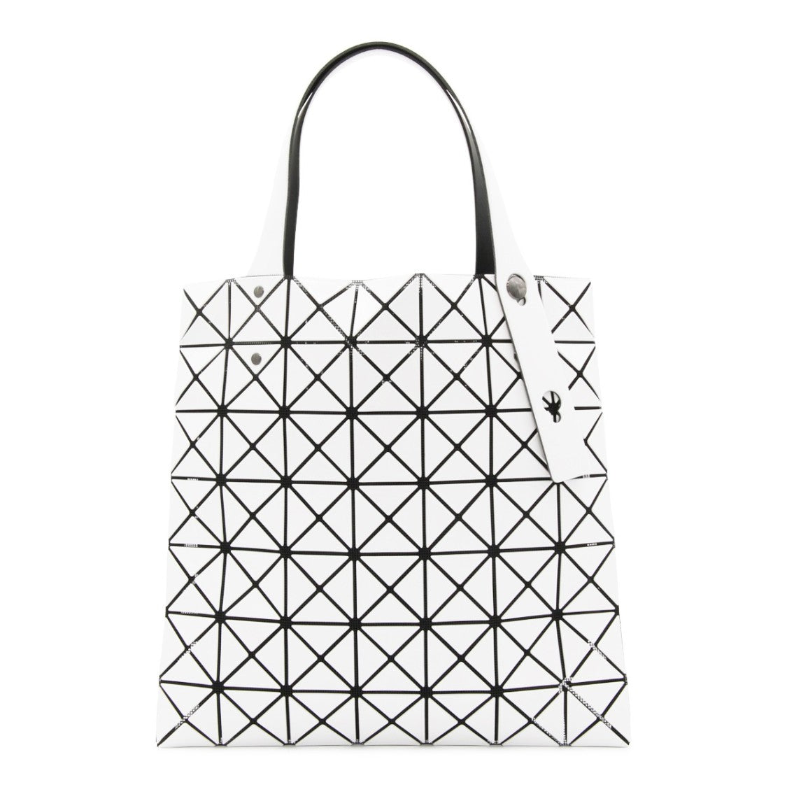 Bao Bao Issey Miyake Geometric White Bag With Tessellated Surface