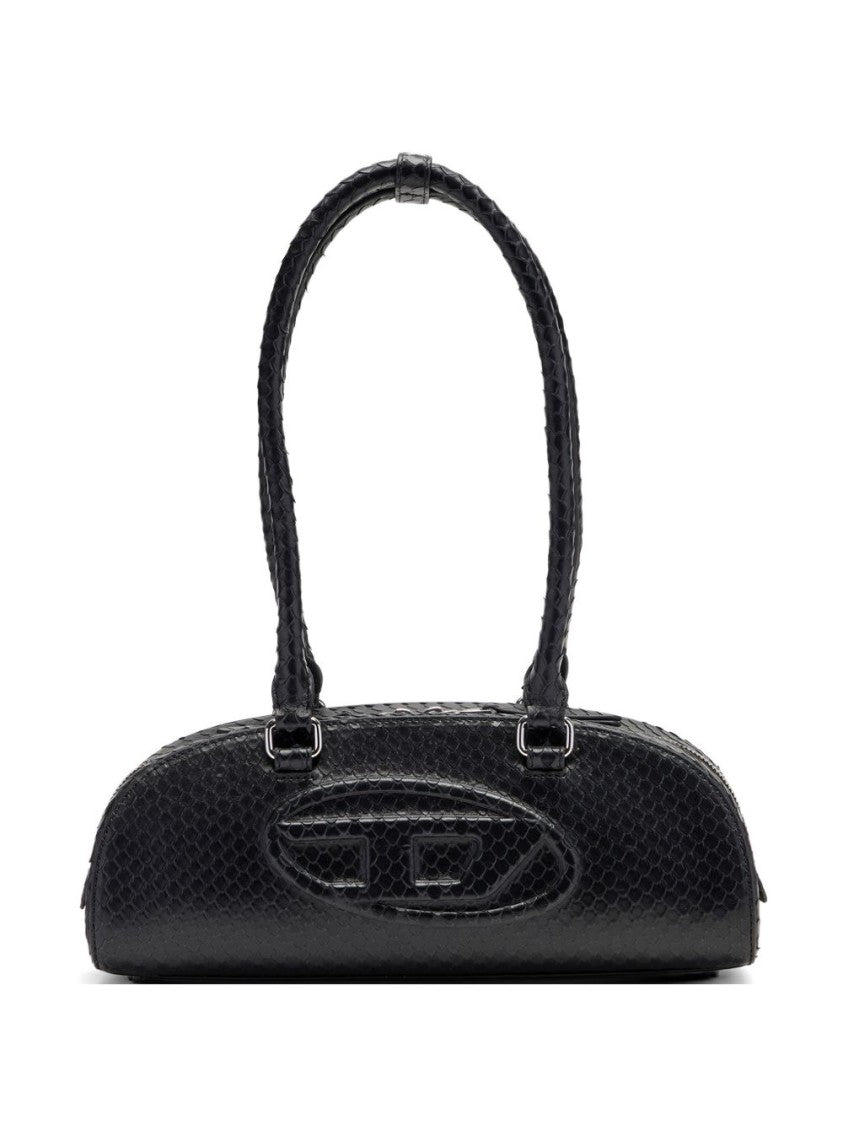 Diesel Elongated Handbag With Textured Snake-Like Pattern