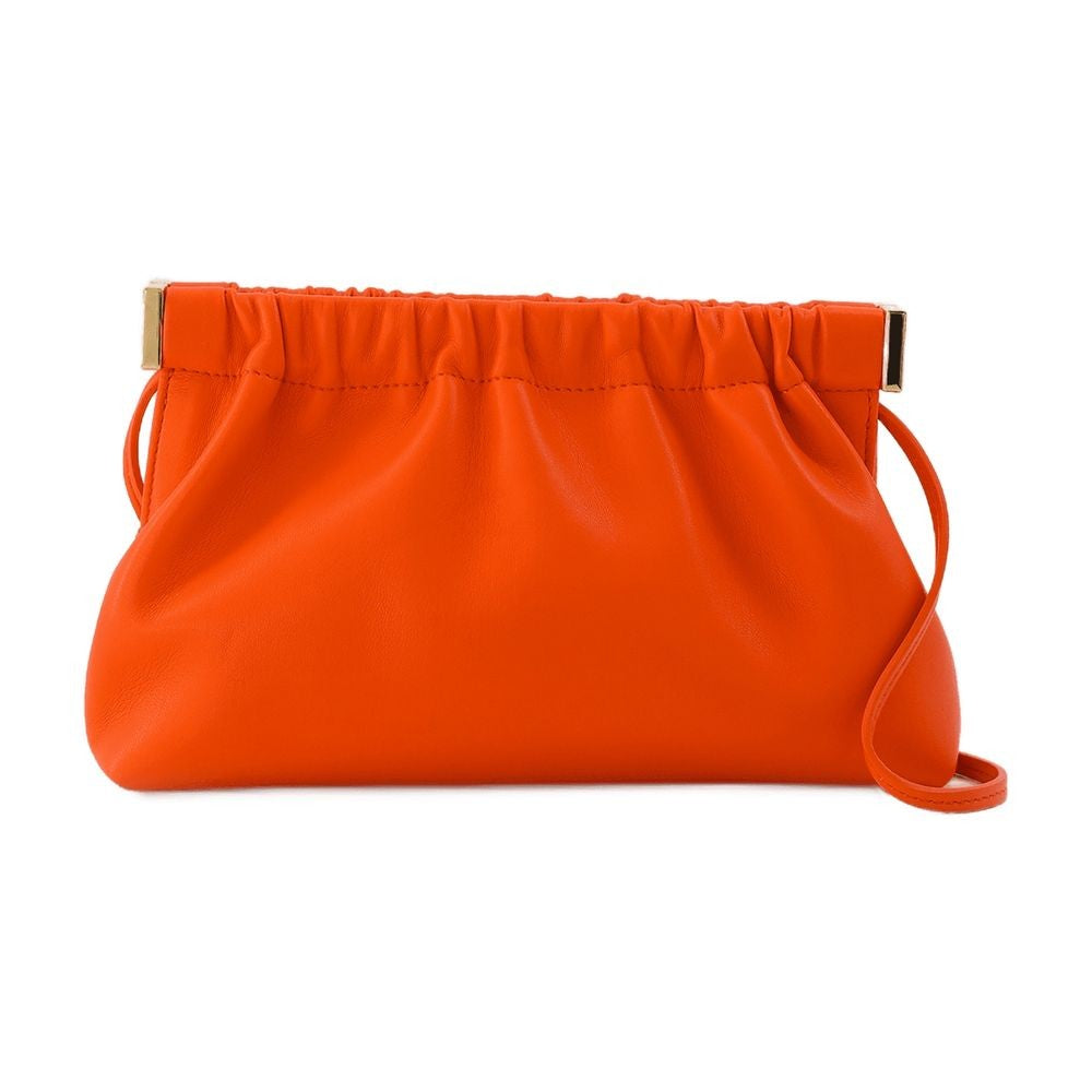 Nanushka Mini Bar Orange Vegan Leather Bag
