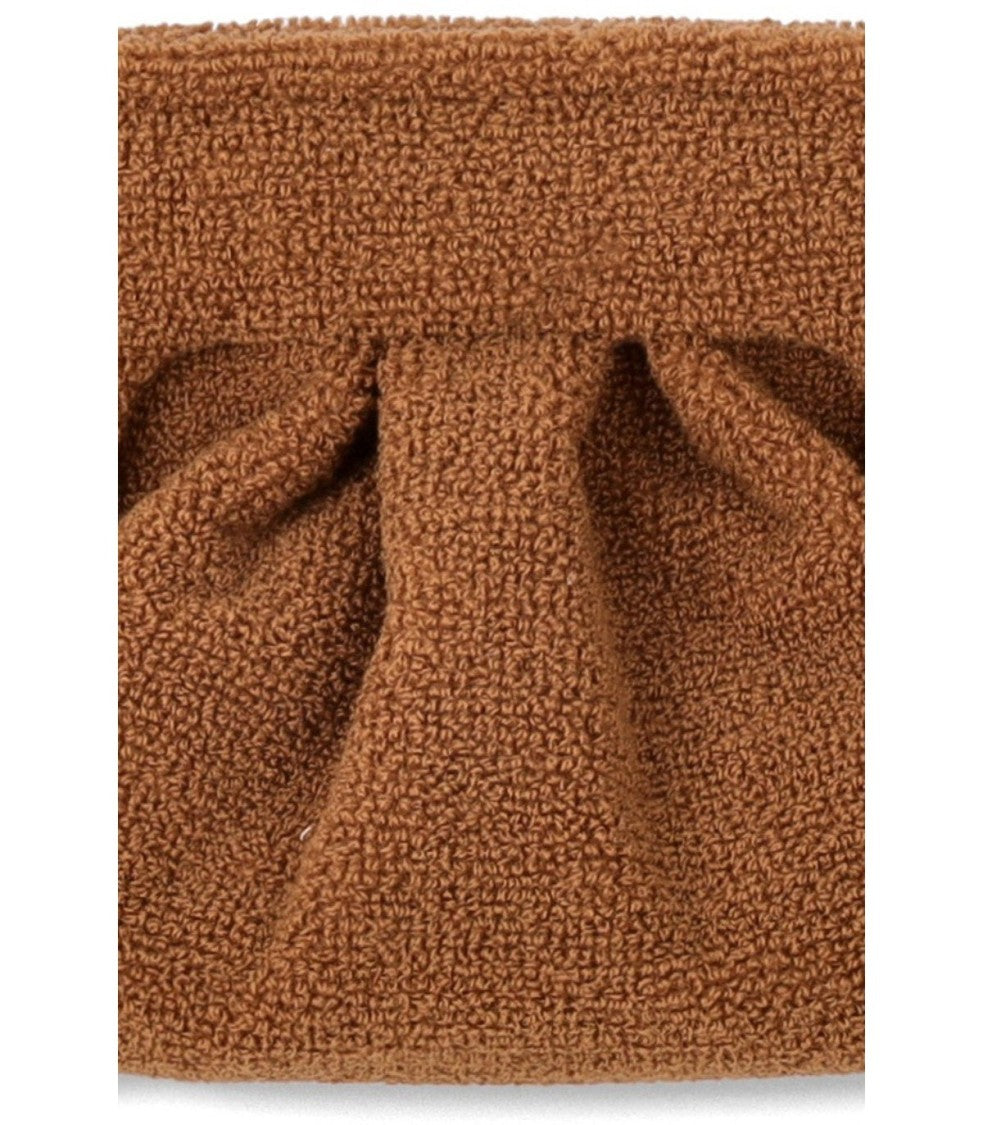 Themoirè Gea Coral Sponge Toffee Clutch Bag