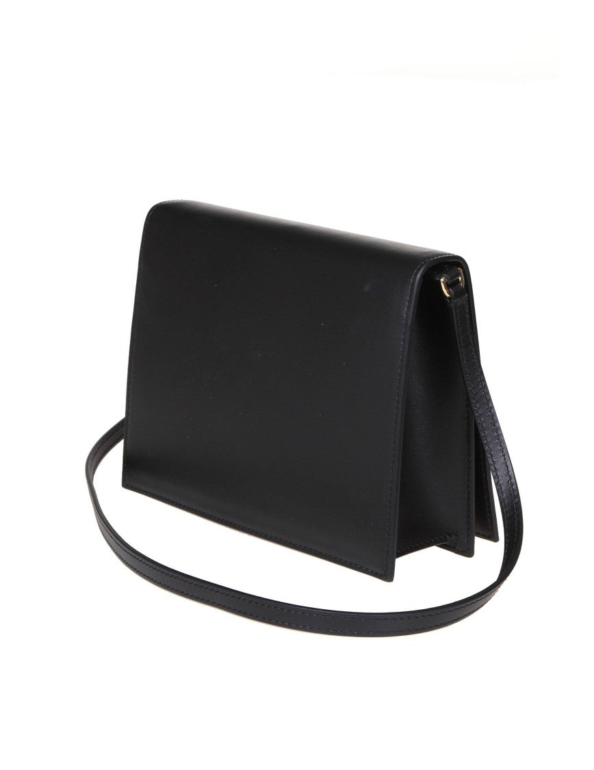 Dolce & Gabbana Crossbody Bag In Leather With Logo