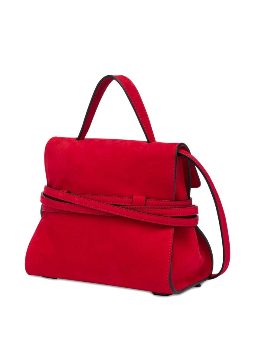 Moschino Poppy Red Foldover Top Bag