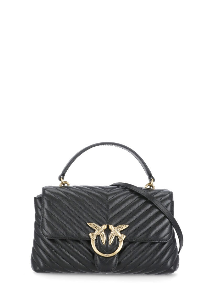 Pinko Black Lady Love Puff Bag