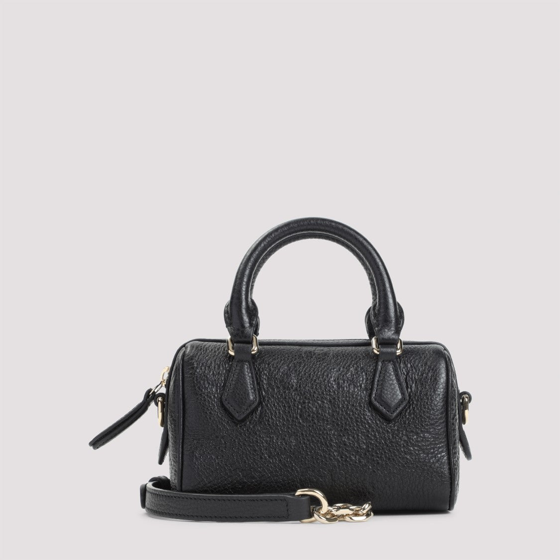 Gucci Textured Black Leather Clutch