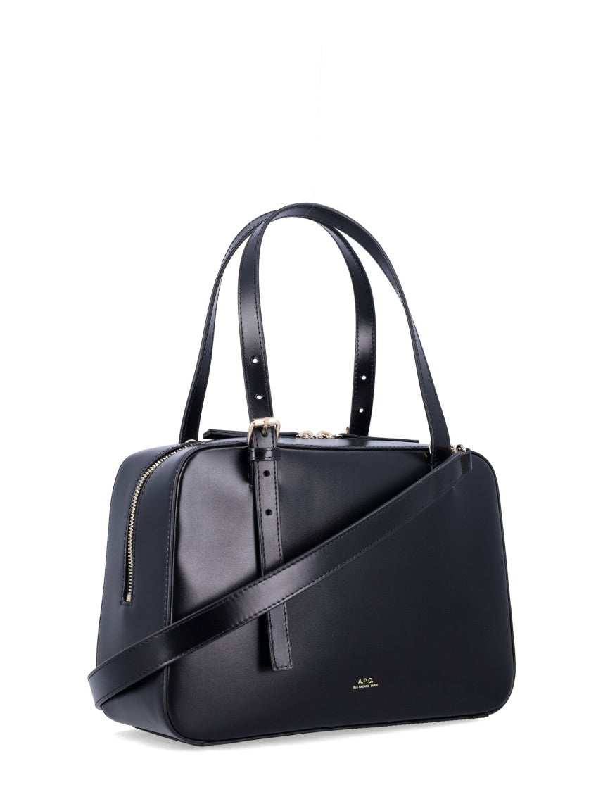 A.P.C. Virginie Leather Box Bag