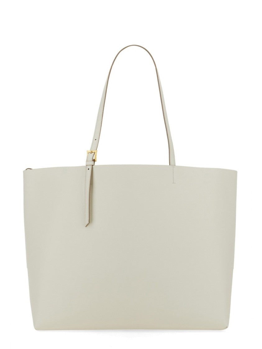 Mcm Himmel Large Leather Shopping Bag