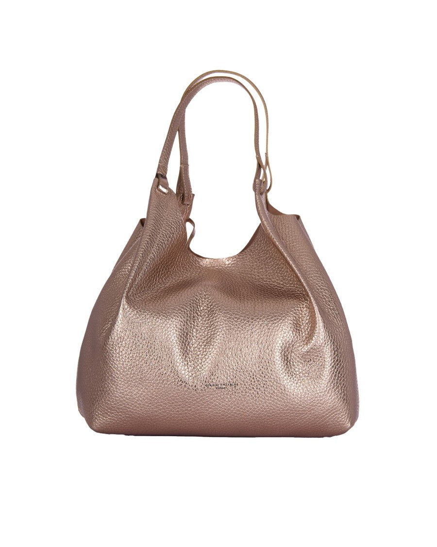 Gianni Chiarini Textured Brown Shoulder Bag