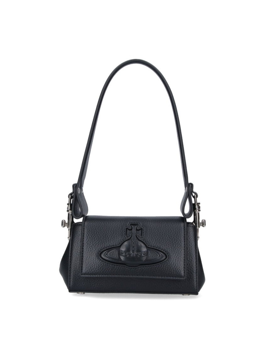 Vivienne Westwood "Hazel" Small Handbag – Black