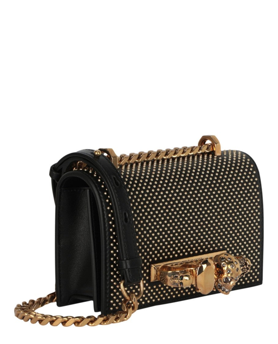Alexander Mcqueen Mini Jewelled And Studded Shoulder Bag