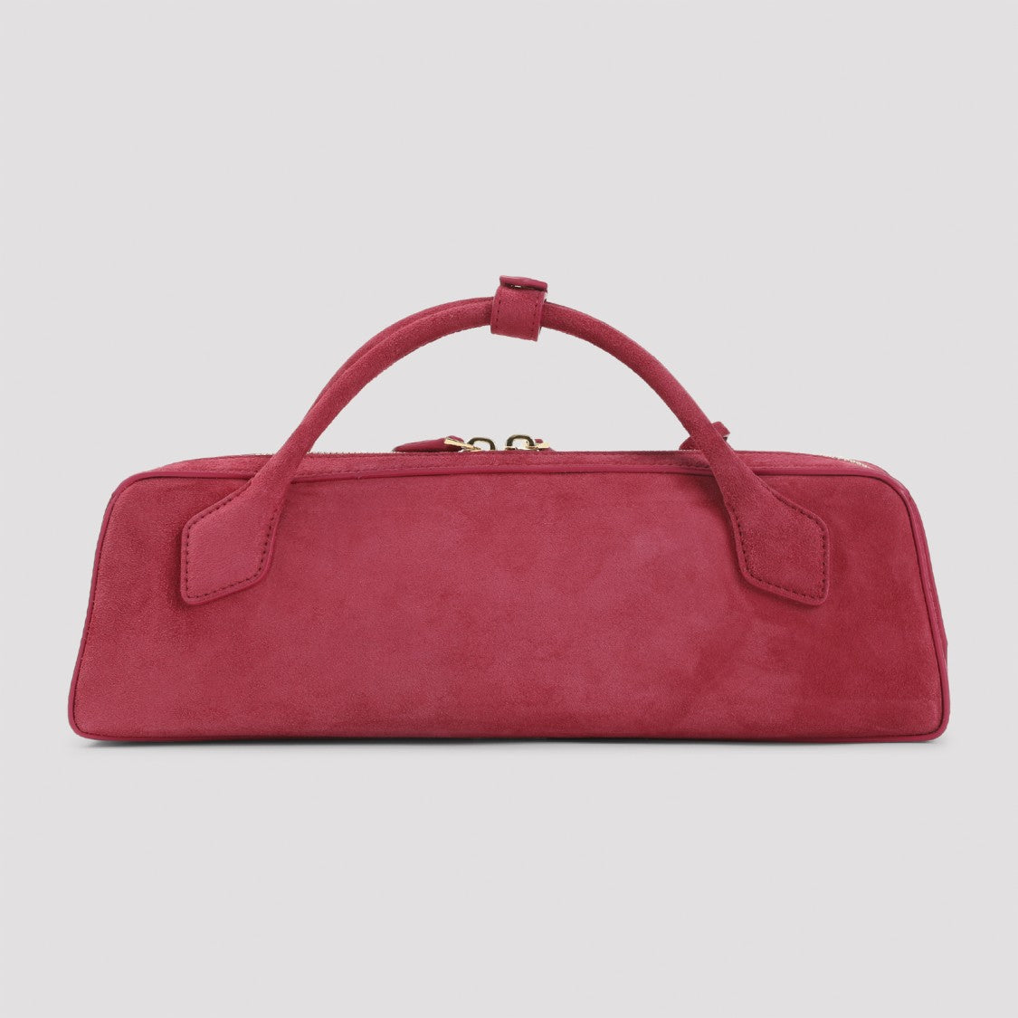 Alaïa Framboise Goat Leather Clutch With Top Handles