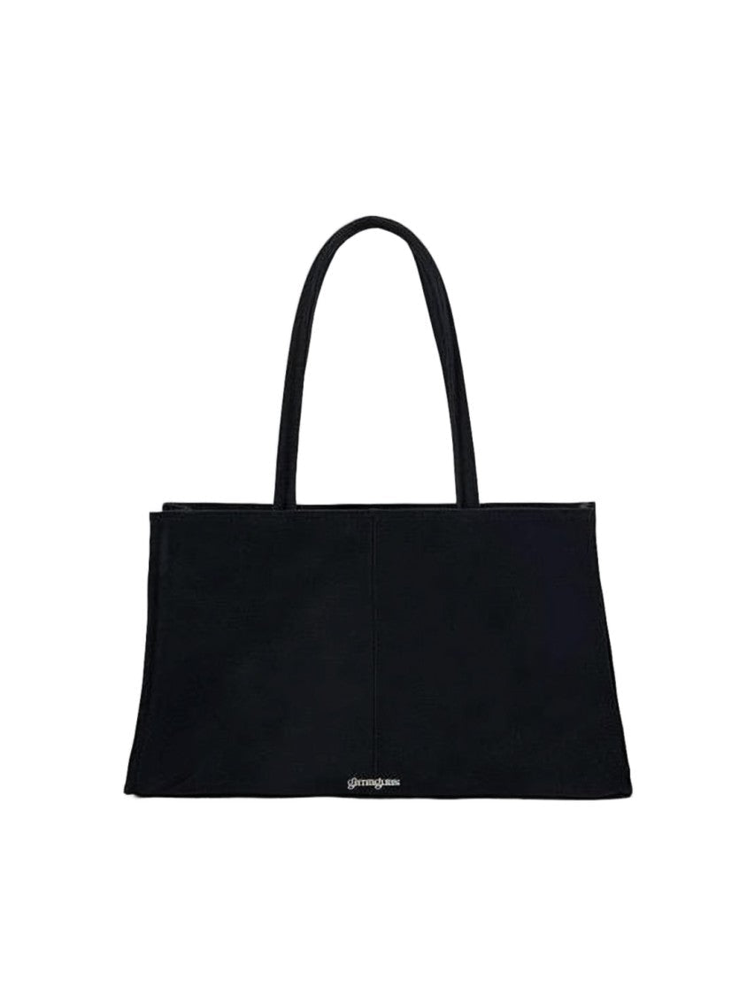 Gimaguas Rectangular Cotton Shoulder Bag With Structured Silhouette