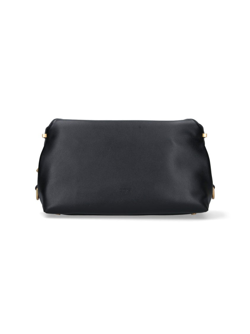 Pinko "Saddle" Shoulder Bag – Black