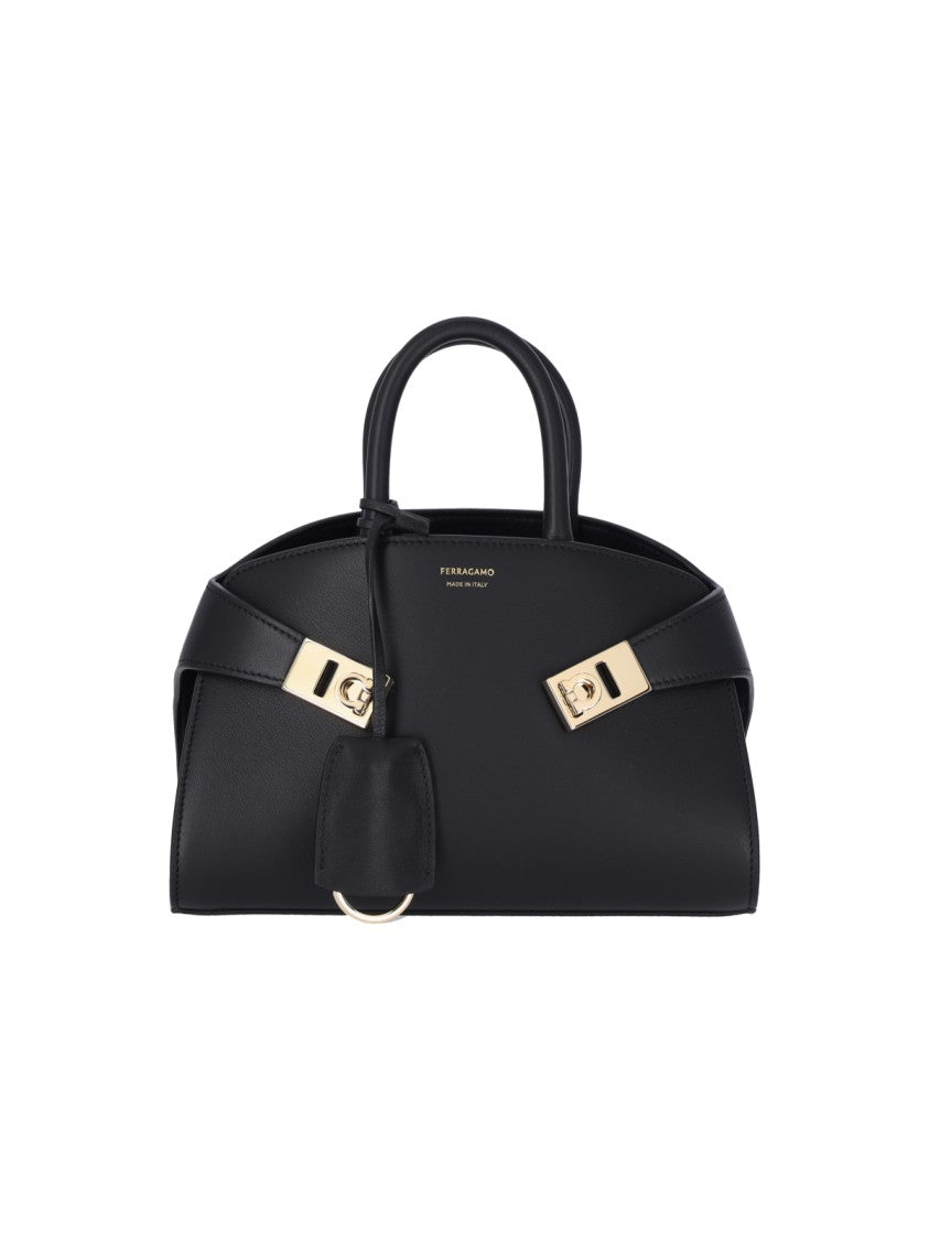 Ferragamo "Hug" Mini Bag Black