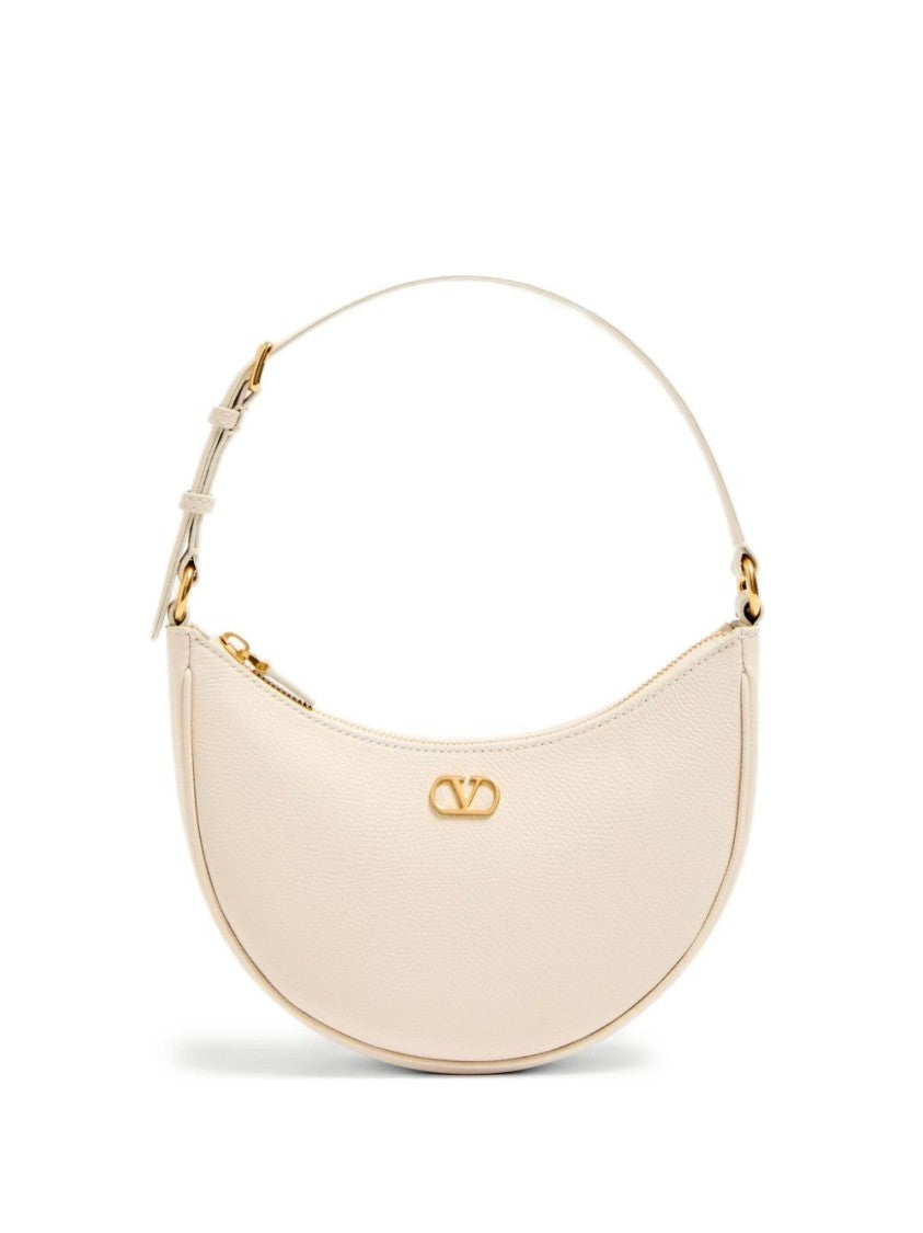 Valentino Garavani Crescent-Shaped Bag With Gold-Tone Hardware