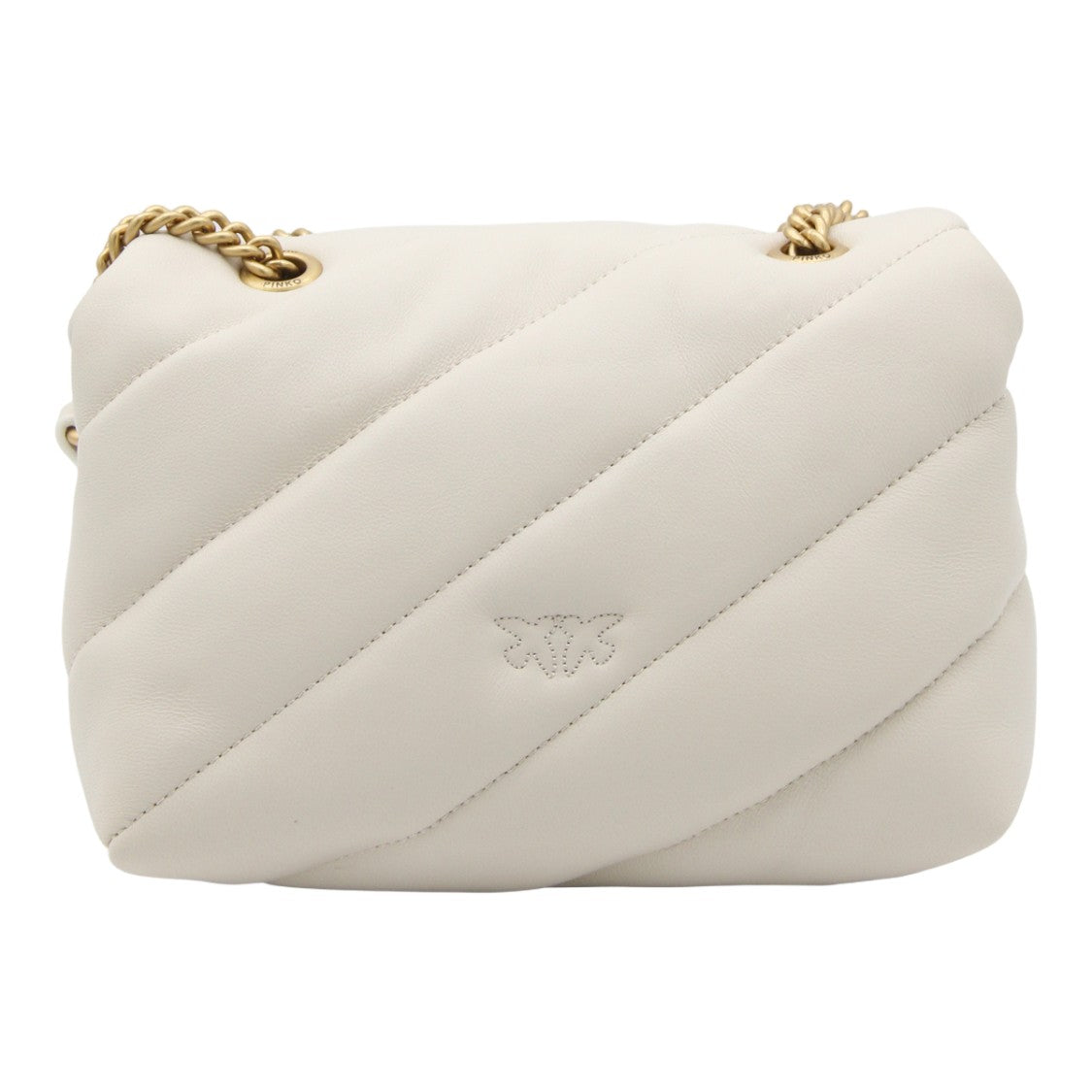 Pinko Small Quilted Bag With Gold-Tone Bird Clasp