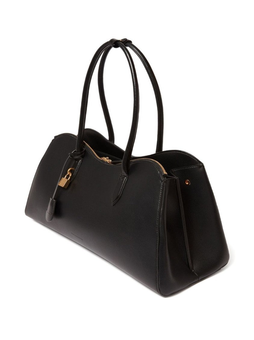 Stella Mccartney Structured Black Nylon Shoulder Bag