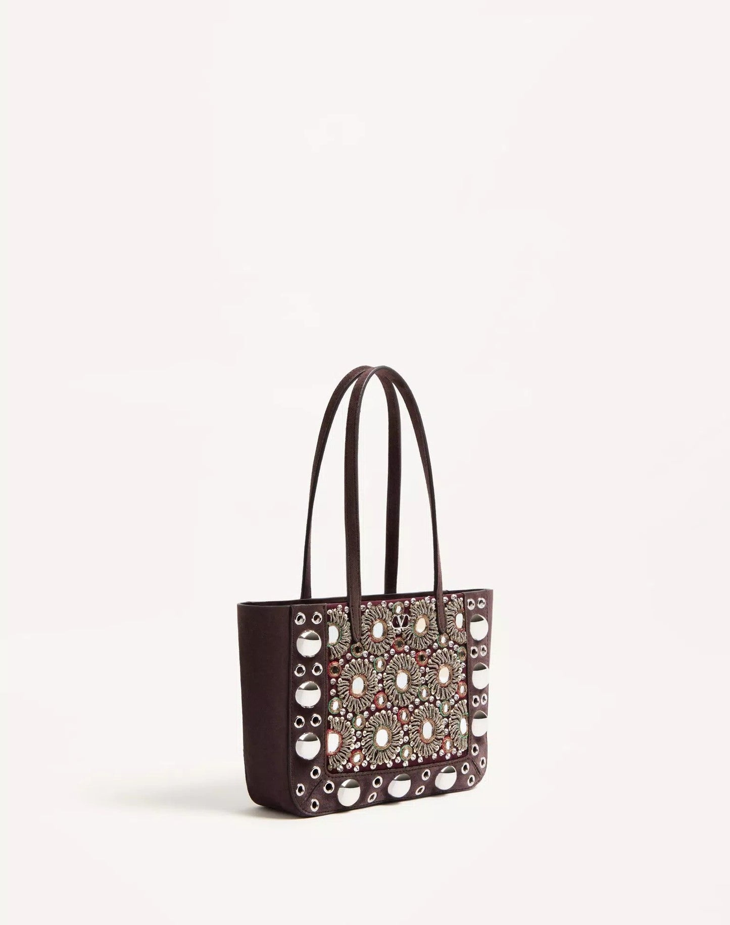 Valentino Garavani Nellcôte Mini Embroidered Shopping Bag