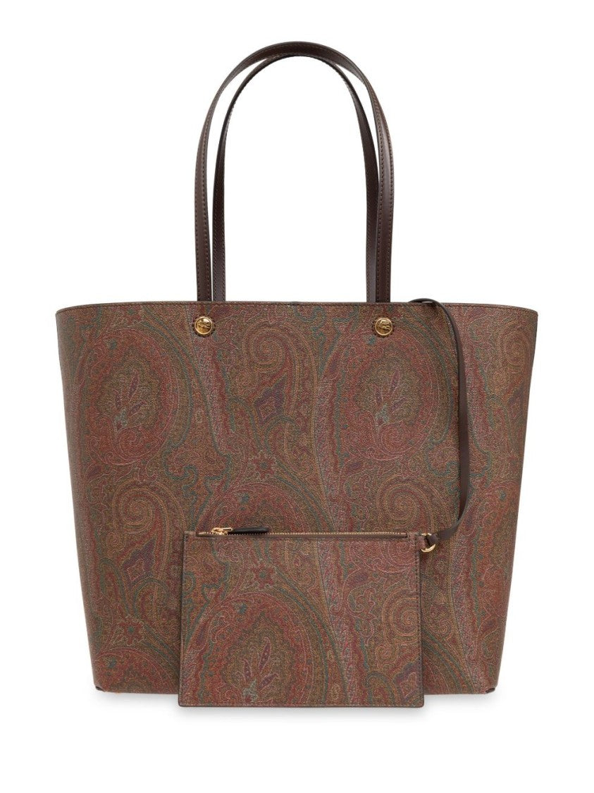 Etro Spacious Paisley Pattern Tote Bag