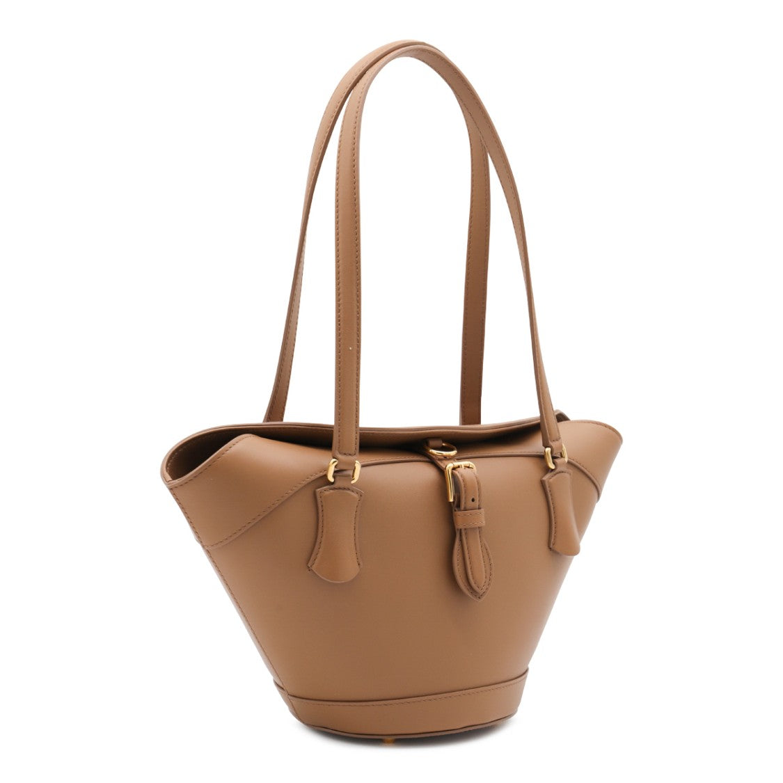 Dolce & Gabbana Brown Leather Capri Satchel