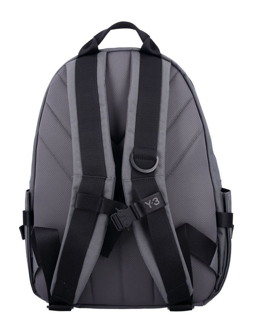 Y-3 Grey Cordura Staple Backpack