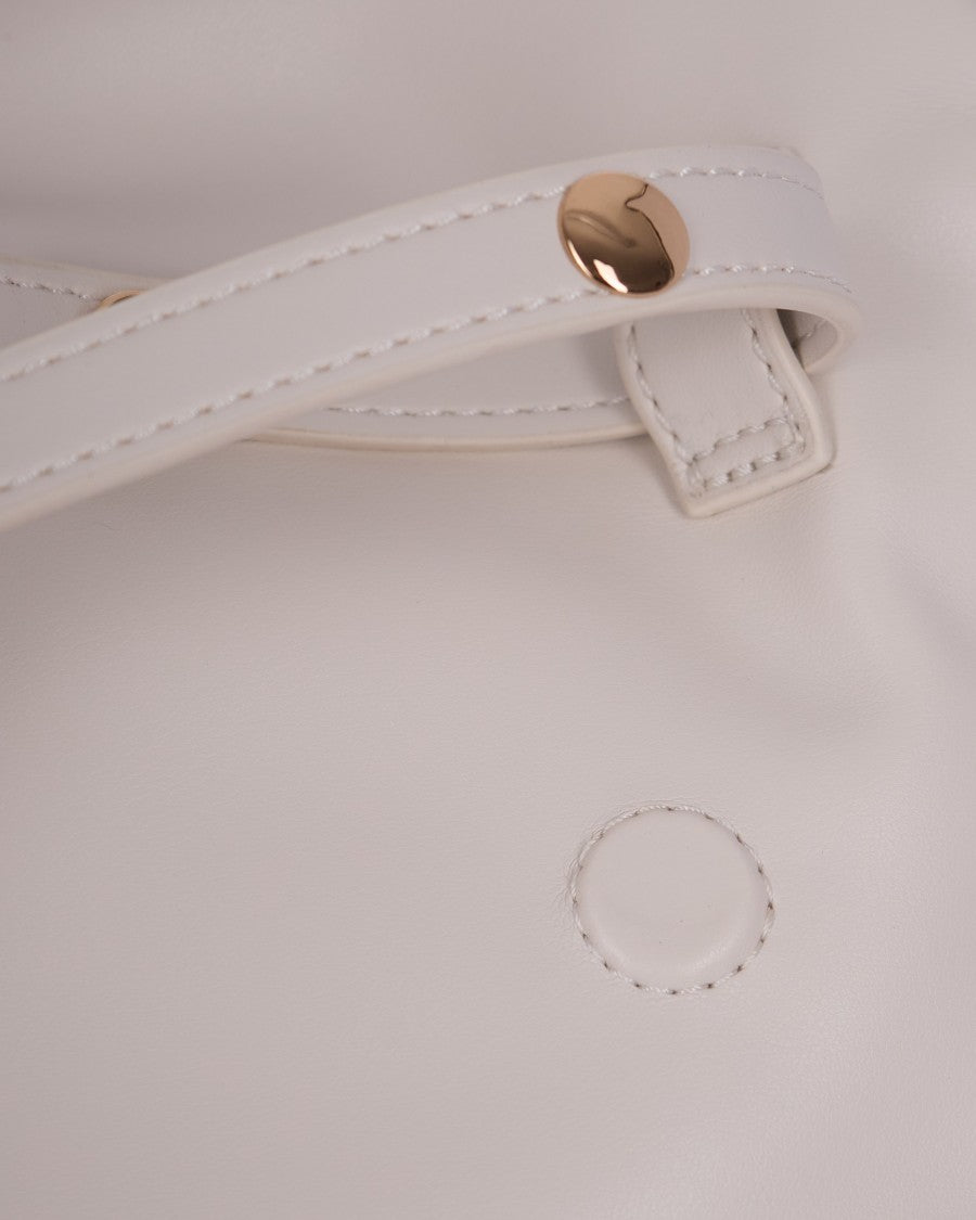 Liu Jo Cream Eco-Leather Clutch