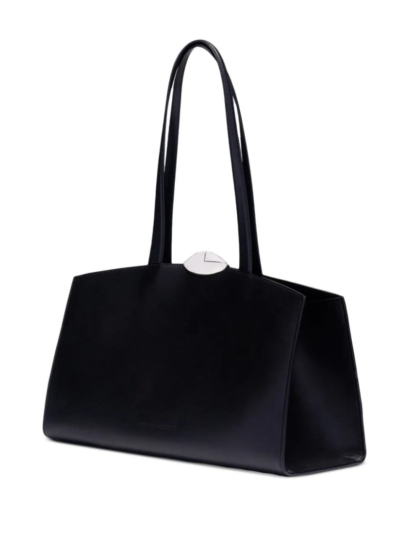 Benedetta Bruzziches Structured Handbag With Top Handle And Detachable Shoulder Strap