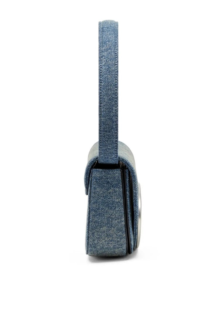Diesel Structured Denim-Like Shoulder Bag