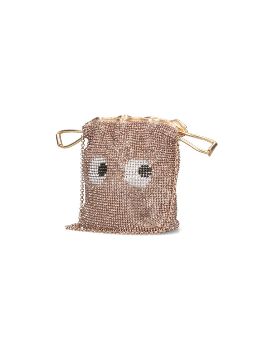 Anya Hindmarch Mesh Shoulder Bag With Playful 'Eyes' Detail