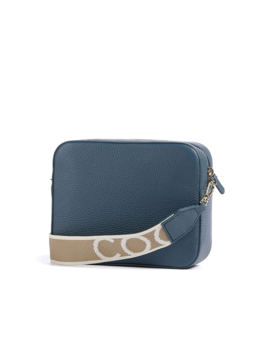 Coccinelle Tebe Noir Black Leather Bag