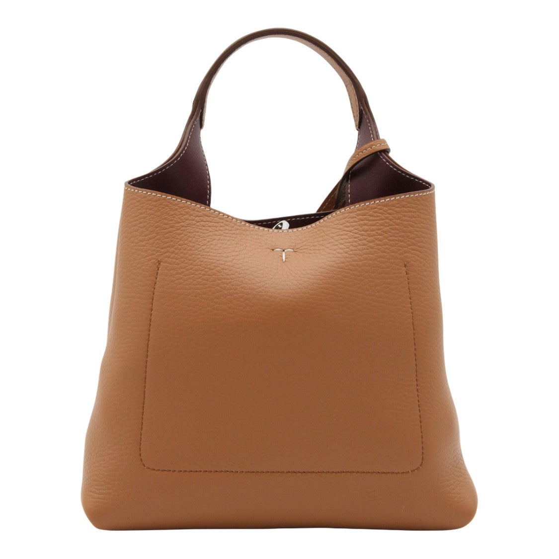 Tod's Structured Tote Bag With Smooth Pebbled Texture