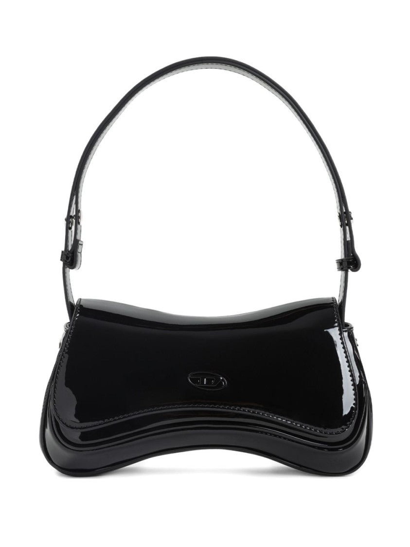 Diesel Glossy Black Handbag