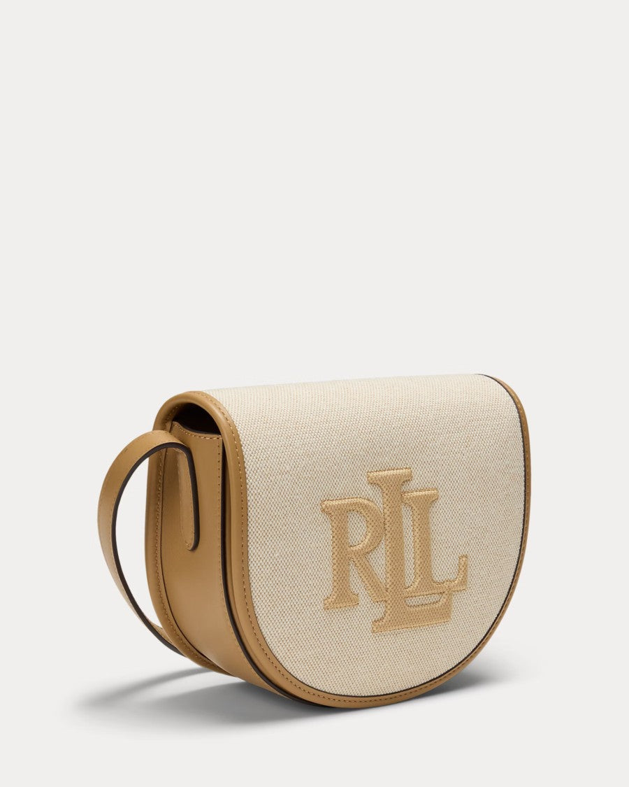 Lauren Ralph Lauren Structured Brown Crossbody Bag