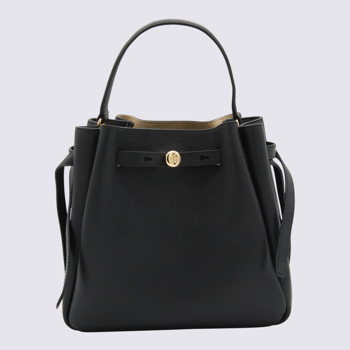 Tory Burch Black Leather Romy Satchel