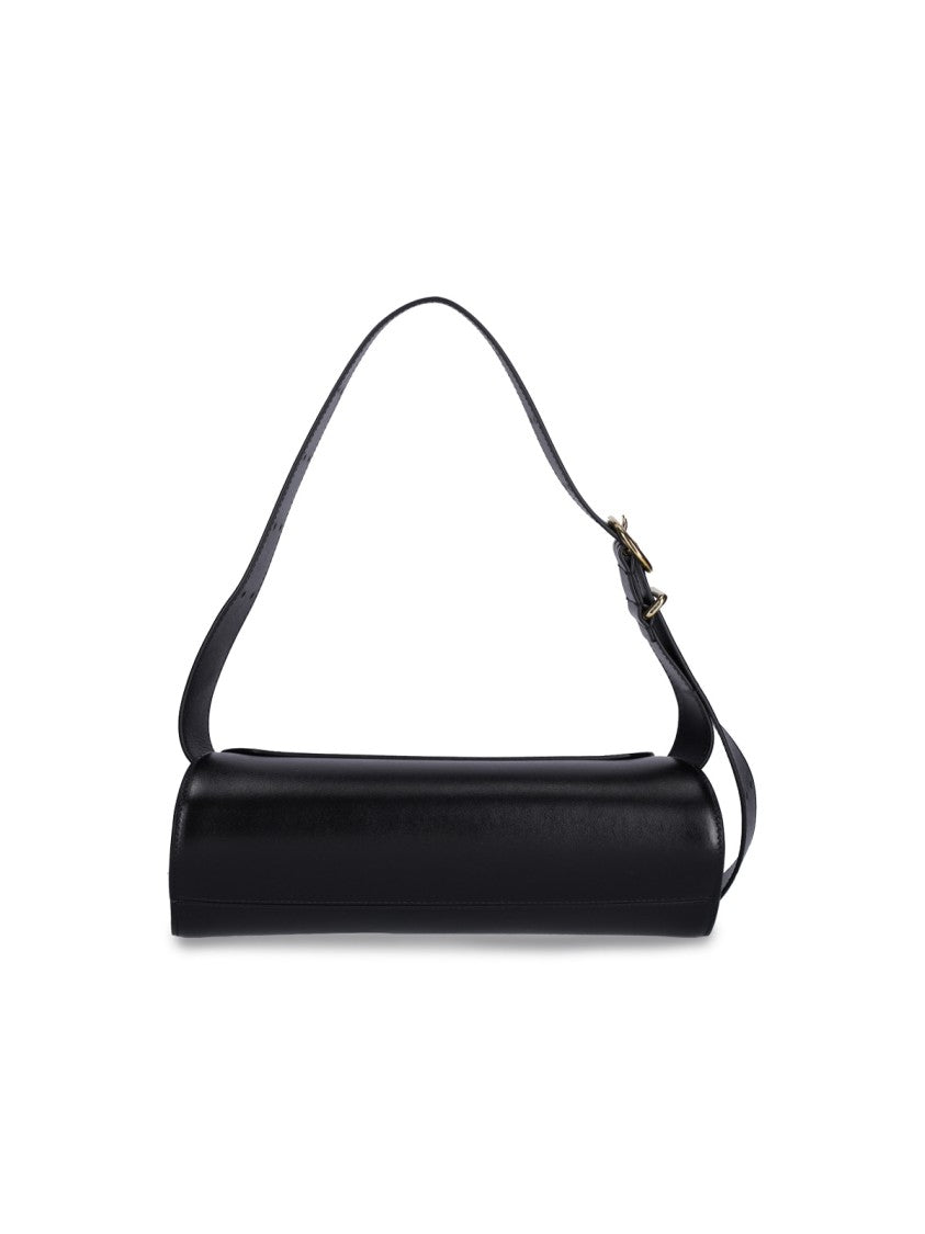 Jil Sander Small Cylindrical Shoulder Bag With Magnetic Flap