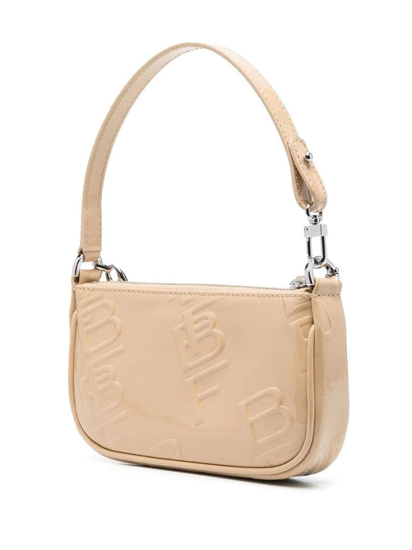 By Far Mini Rachel Kraft Leather Bag