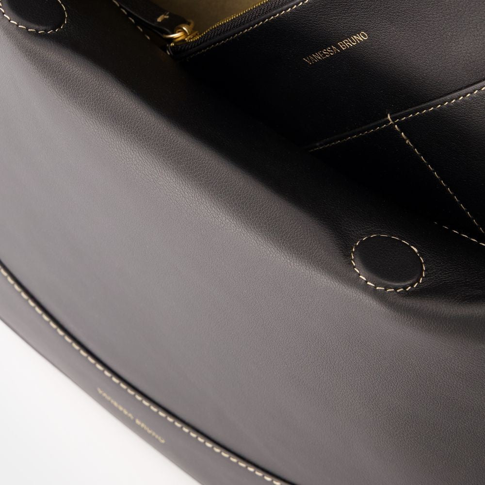 Vanessa Bruno Daily Bag Crossbody - Leather - Black