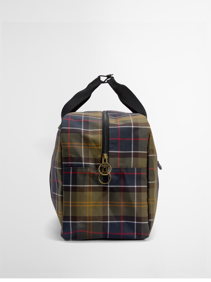 Barbour Torridon Tartan Holdall With Leather Accents