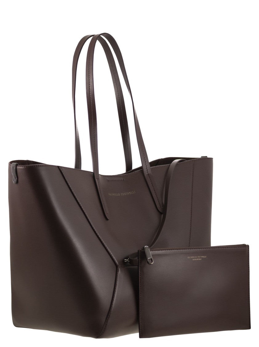 Brunello Cucinelli Bc Duo Bag In Calfskin