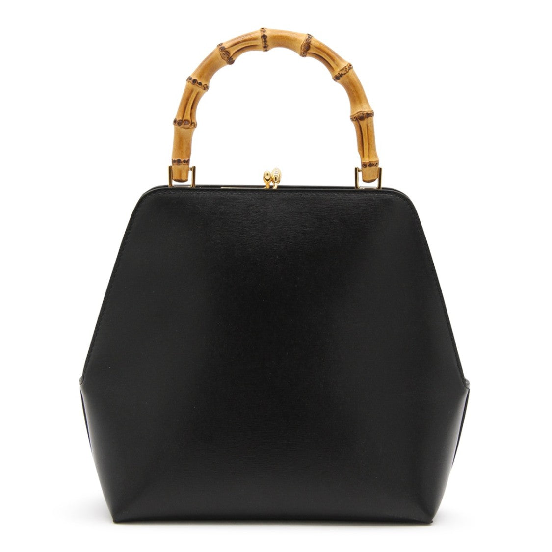 Jil Sander Black Leather Top Handle Bag